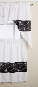 RT Designers Collection Kitchen Curtain, Black Pearl at Sears.com RT Designers Collection Kitchen Curtain, Black Pearl at Sears.com