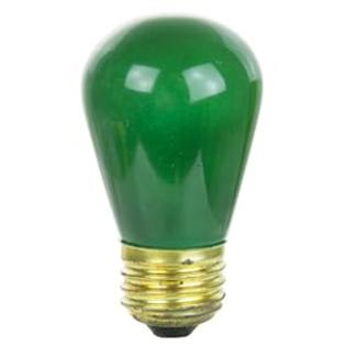 Sunlite 11S14/G Incandescent 11-Watt, Medium Based, S14 Sign Colored Bulb, Green Sunlite 11S14/G Incandescent 11-Watt, Medium Based, S14 Sign Colored Bulb, Green