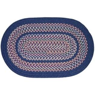 Rhody Rug Traditions Braided Rug, 5 by 8-Feet, Sailor Blue Rhody Rug Traditions Braided Rug, 5 by 8-Feet, Sailor Blue