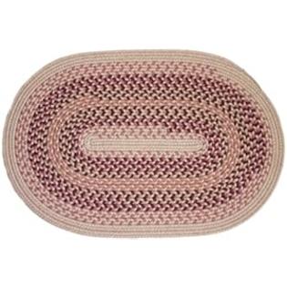 Rhody Rug Martha Braided Rug, 5 by 8-Feet, Claret Rhody Rug Martha Braided Rug, 5 by 8-Feet, Claret