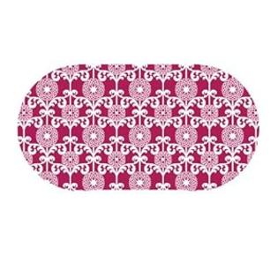 Home Basics Bath Mat, Fun Floret Berry Home Basics Bath Mat, Fun Floret Berry