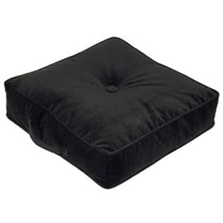 Greendale Home Fashions Omaha/Amigo Fabric Square Floor Pillow, 27-Inch, Charcoal Greendale Home Fashions Omaha/Amigo Fabric Square Floor Pillow, 27-Inch, Charcoal