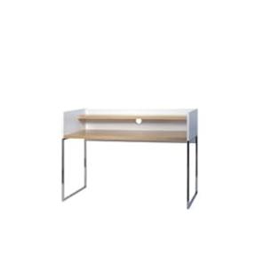 Tema%20Home Temahome Oslo Home Office Desk, Pure White and Oak Tema%20Home Temahome Oslo Home Office Desk, Pure White and Oak