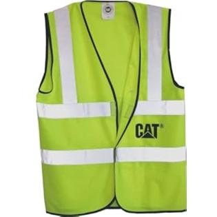 Caterpillar CAT CAT0195012X Lightweight, breathable, highly visible safety vest, 2X-Large Caterpillar CAT CAT0195012X Lightweight, breathable, highly visible safety vest, 2X-Large