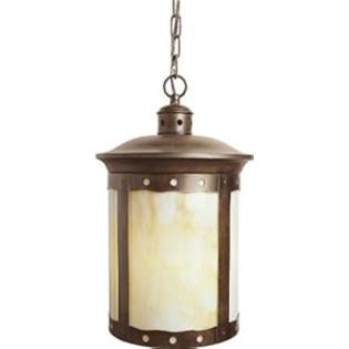 Forte Lighting 10035-01-41 Outdoor Pendants with Honey Glass Shades, Rustic Sienna Forte Lighting 10035-01-41 Outdoor Pendants with Honey Glass Shades, Rustic Sienna