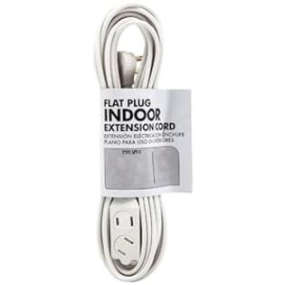 Southwire 49819601 16/2 SPT-2 Flat Plug Cube Tap Extension Cord, 20-Feet, White Southwire 49819601 16/2 SPT-2 Flat Plug Cube Tap Extension Cord, 20-Feet, White
