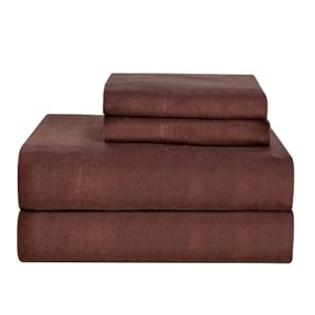 Celeste Home Ultra Soft Flannel Sheet Set with Pillowcase, Twin, Coffee Bean Celeste Home Ultra Soft Flannel Sheet Set with Pillowcase, Twin, Coffee Bean