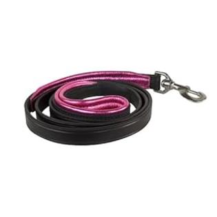 Perris%20Leather Perri's Leather Metallic Padded Leather Dog Leash, 6-Feet, Black/Pink Perris%20Leather Perri's Leather Metallic Padded Leather Dog Leash, 6-Feet, Black/Pink