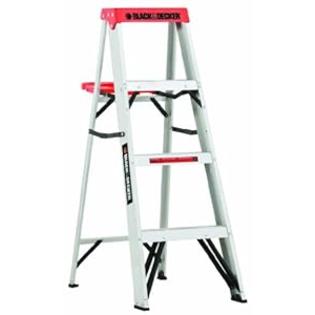 Black 6 Decker Black & Decker BXL2210-04 4-Feet 225 Pound Duty Rating Aluminum Step Ladder Type II Black 6 Decker Black & Decker BXL2210-04 4-Feet 225 Pound Duty Rating Aluminum Step Ladder Type II