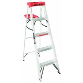 Black 6 Decker Black & Decker BXL2110-05 5-Feet 250 Pound Duty Rating Aluminum Step Ladder Type I Black 6 Decker Black & Decker BXL2110-05 5-Feet 250 Pound Duty Rating Aluminum Step Ladder Type I