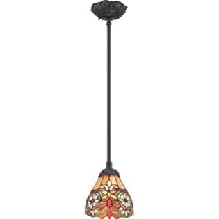 Quoizel TFMH1506VB Mariah with Vintage Bronze Finish Rod Hung Mini Pendant Quoizel TFMH1506VB Mariah with Vintage Bronze Finish Rod Hung Mini Pendant