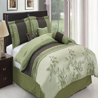 Royal%20Tradition KING SIZE PASADENA SAGE LUXURY 11 PIECE COMFORTER SET INCLUDES COMFORTER, SHEETS, SKIRT, THROW PILLOWS, PILLOW SHAMS Royal%20Tradition KING SIZE PASADENA SAGE LUXURY 11 PIECE COMFORTER SET INCLUDES COMFORTER, SHEETS, SKIRT, THROW PILLOWS, PILLOW SHAMS