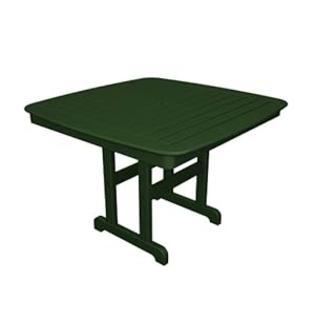 POLYWOOD NCT44GR Nautical Dining Table, 44-Inch, Green POLYWOOD NCT44GR Nautical Dining Table, 44-Inch, Green