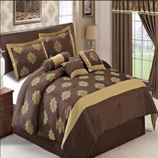 Royal%20Hotel Judy Queen size Luxury 11 piece Comforter set includes Comforter, sheets, skirt, Throw Pillows, Pillow Shams by Royal Hotel Royal%20Hotel Judy Queen size Luxury 11 piece Comforter set includes Comforter, sheets, skirt, Throw Pillows, Pillow Shams by Royal Hotel
