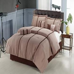 Royal%20Hotel Krystal Queen size Luxury 11 piece Comforter set includes Comforter, sheets, skirt, Throw Pillows, Pillow Shams by Royal Hotel Royal%20Hotel Krystal Queen size Luxury 11 piece Comforter set includes Comforter, sheets, skirt, Throw Pillows, Pillow Shams by Royal Hotel
