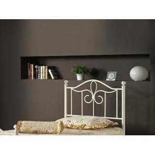 Hillsdale Furniture 1354HFMR Westfield Metal Headboard with Rails, Full, Off White Hillsdale Furniture 1354HFMR Westfield Metal Headboard with Rails, Full, Off White