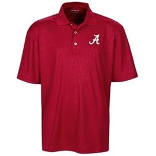 Oxford NCAA Alabama Crimson Tide Men's Cross Hatched Embossed Polo Shirt, Cherrywood, 3X-Large Oxford NCAA Alabama Crimson Tide Men's Cross Hatched Embossed Polo Shirt, Cherrywood, 3X-Large