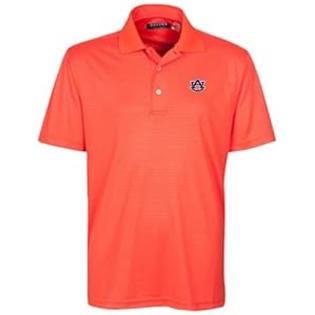 Oxford NCAA Auburn Tigers Men's Honeycomb Embossed Polo Shirt, Sunkissed, XX-Large Oxford NCAA Auburn Tigers Men's Honeycomb Embossed Polo Shirt, Sunkissed, XX-Large