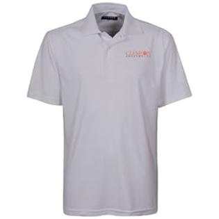 Oxford NCAA Clemson Tigers Men's Honeycomb Embossed Polo Shirt, Ice, Medium Oxford NCAA Clemson Tigers Men's Honeycomb Embossed Polo Shirt, Ice, Medium