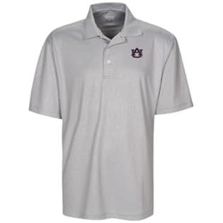 Oxford NCAA Auburn Tigers Men's Cross Hatched Embossed Polo Shirt, Ice, XX-Large Oxford NCAA Auburn Tigers Men's Cross Hatched Embossed Polo Shirt, Ice, XX-Large