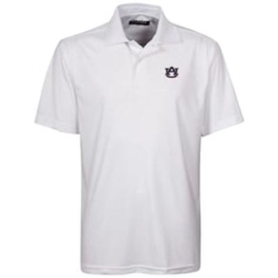 Oxford NCAA Auburn Tigers Men's Honeycomb Embossed Polo Shirt, White, X-Large Oxford NCAA Auburn Tigers Men's Honeycomb Embossed Polo Shirt, White, X-Large