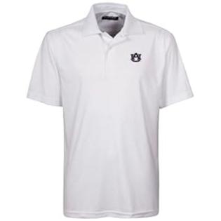 Oxford NCAA Auburn Tigers Men's Honeycomb Embossed Polo Shirt, White, Large Oxford NCAA Auburn Tigers Men's Honeycomb Embossed Polo Shirt, White, Large