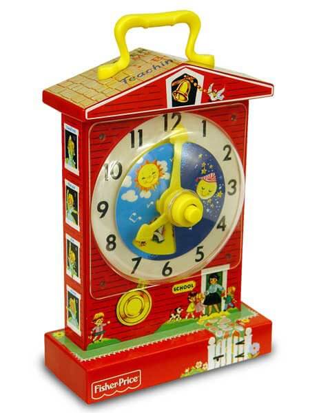 Peoples Republic of China Retro Fisher Price Teaching Clock Peoples Republic of China Retro Fisher Price Teaching Clock
