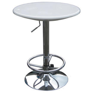 Boraam Luna Adjustable Pub Table in White Boraam Luna Adjustable Pub Table in White