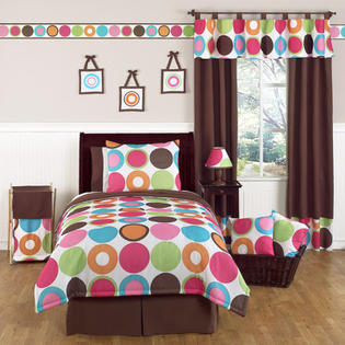 Sweet Jojo Designs Deco Dot Collection 4pc Twin Bedding Set Sweet Jojo Designs Deco Dot Collection 4pc Twin Bedding Set