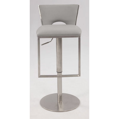 Chintaly Imports Chintaly Low Back Adjustable Height Stool Chintaly Imports Chintaly Low Back Adjustable Height Stool