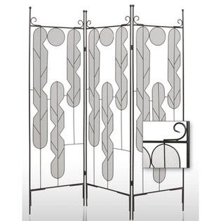 Screen Gems Iron Art Indoor / Outdoor Portable Room Divider Screen Gems Iron Art Indoor / Outdoor Portable Room Divider