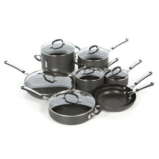 Calphalon Simply Hard-Anodized Aluminum 14-Piece Cookware Set Calphalon Simply Hard-Anodized Aluminum 14-Piece Cookware Set