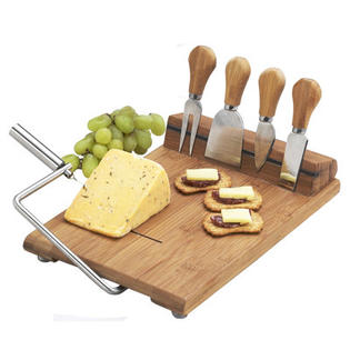 Picnic At Ascot Silton Cheese Board Set with Slicer Picnic At Ascot Silton Cheese Board Set with Slicer