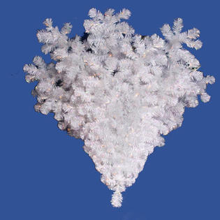 Vickerman Co. Vickerman Norway Upside Down Chandelier 4' White Pine Artificial Christmas Tree with 200 Clear Lights Vickerman Co. Vickerman Norway Upside Down Chandelier 4' White Pine Artificial Christmas Tree with 200 Clear Lights