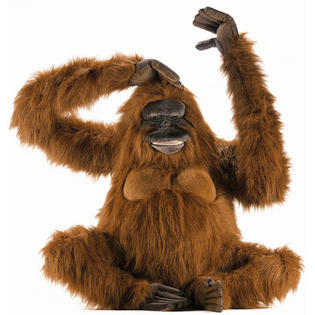 Hansa Toys Hansa Life Size Orangutan Stuffed Animal Hansa Toys Hansa Life Size Orangutan Stuffed Animal