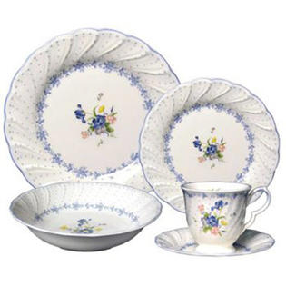 Nikko Ceramics Blue Peony Dinnerware Set Nikko Ceramics Blue Peony Dinnerware Set