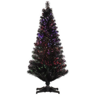 Vickerman Co. Vickerman 4' Black Twig Optic Artificial Christmas Tree Vickerman Co. Vickerman 4' Black Twig Optic Artificial Christmas Tree