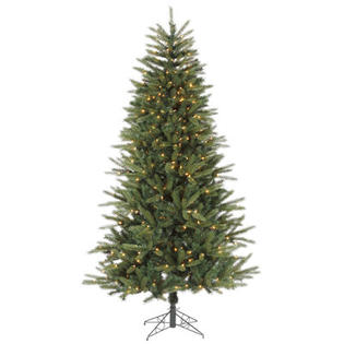 Vickerman Co. Vickerman 9' Green Bradfo Red Fir Artificial Christmas Tree with 700 Clear Mini Lights with Stand Vickerman Co. Vickerman 9' Green Bradfo Red Fir Artificial Christmas Tree with 700 Clear Mini Lights with Stand