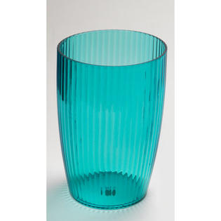 Carnation Home Fashions Acrylic Ribbed Waste Basket Carnation Home Fashions Acrylic Ribbed Waste Basket