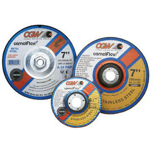 CGW Abrasives Depressed Center Wheels- 1/4 CGW Abrasives Depressed Center Wheels- 1/4