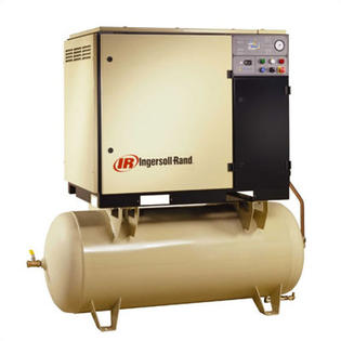 Ingersoll Rand 120 Gallon 20 HP 150 PSI 75 CFM Rotary Screw Air Compressor with Integral Air Dryer Ingersoll Rand 120 Gallon 20 HP 150 PSI 75 CFM Rotary Screw Air Compressor with Integral Air Dryer