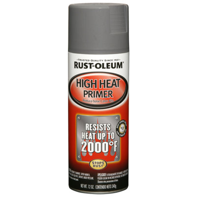 RustoleumAutomotive 12 Oz Gray High Heat Primer Spray Paint RustoleumAutomotive 12 Oz Gray High Heat Primer Spray Paint