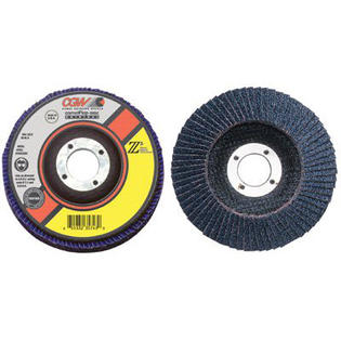 CGW Abrasives Flap Discs, Z3 -100% Zirconia, XL - 4 CGW Abrasives Flap Discs, Z3 -100% Zirconia, XL - 4