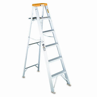 DAVIDSON LADDER, INC. Louisville #428 Eight-Foot Folding Aluminum Step Ladder DAVIDSON LADDER, INC. Louisville #428 Eight-Foot Folding Aluminum Step Ladder