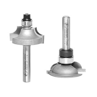 Amana+Tool Amana Tool 49643 Bead Stile and Rail 2-Flute Carbide Tipped Router Bit Set, 1/4-Inch Shank, 2-Piece Amana+Tool Amana Tool 49643 Bead Stile and Rail 2-Flute Carbide Tipped Router Bit Set, 1/4-Inch Shank, 2-Piece