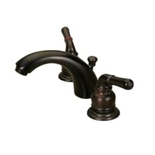 Dynasty+Hardware Dynasty Hardware DYN-3624-ORB Spout Widespread Faucet with Deco Lever, Oil Rubbed Bronze Dynasty+Hardware Dynasty Hardware DYN-3624-ORB Spout Widespread Faucet with Deco Lever, Oil Rubbed Bronze