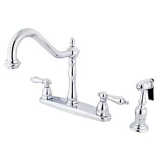 Kingston+Brass Kingston Brass KB1751ALBS+ Heritage 8-Inch Centerset Kitchen Faucet, Polished Chrome Kingston+Brass Kingston Brass KB1751ALBS+ Heritage 8-Inch Centerset Kitchen Faucet, Polished Chrome