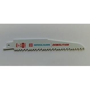 Imperial 50IBD658 Wood/Nails Demolition Reciprocating Saw Blade, 5/8 TPI, 6-Inch Imperial 50IBD658 Wood/Nails Demolition Reciprocating Saw Blade, 5/8 TPI, 6-Inch