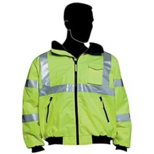Liberty+Glove+%26+Safety Liberty HiVizGard Polyester Class 3 Bomber Jacket with 2 Liberty+Glove+%26+Safety Liberty HiVizGard Polyester Class 3 Bomber Jacket with 2