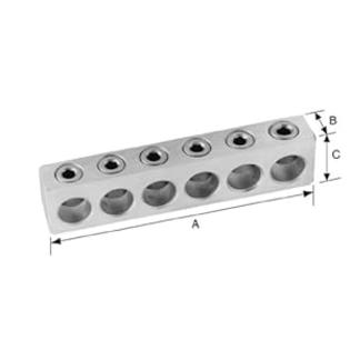 Burndy BS-2108 BCR-24 Type Single Shot Mold Splice, 3/4 Burndy BS-2108 BCR-24 Type Single Shot Mold Splice, 3/4